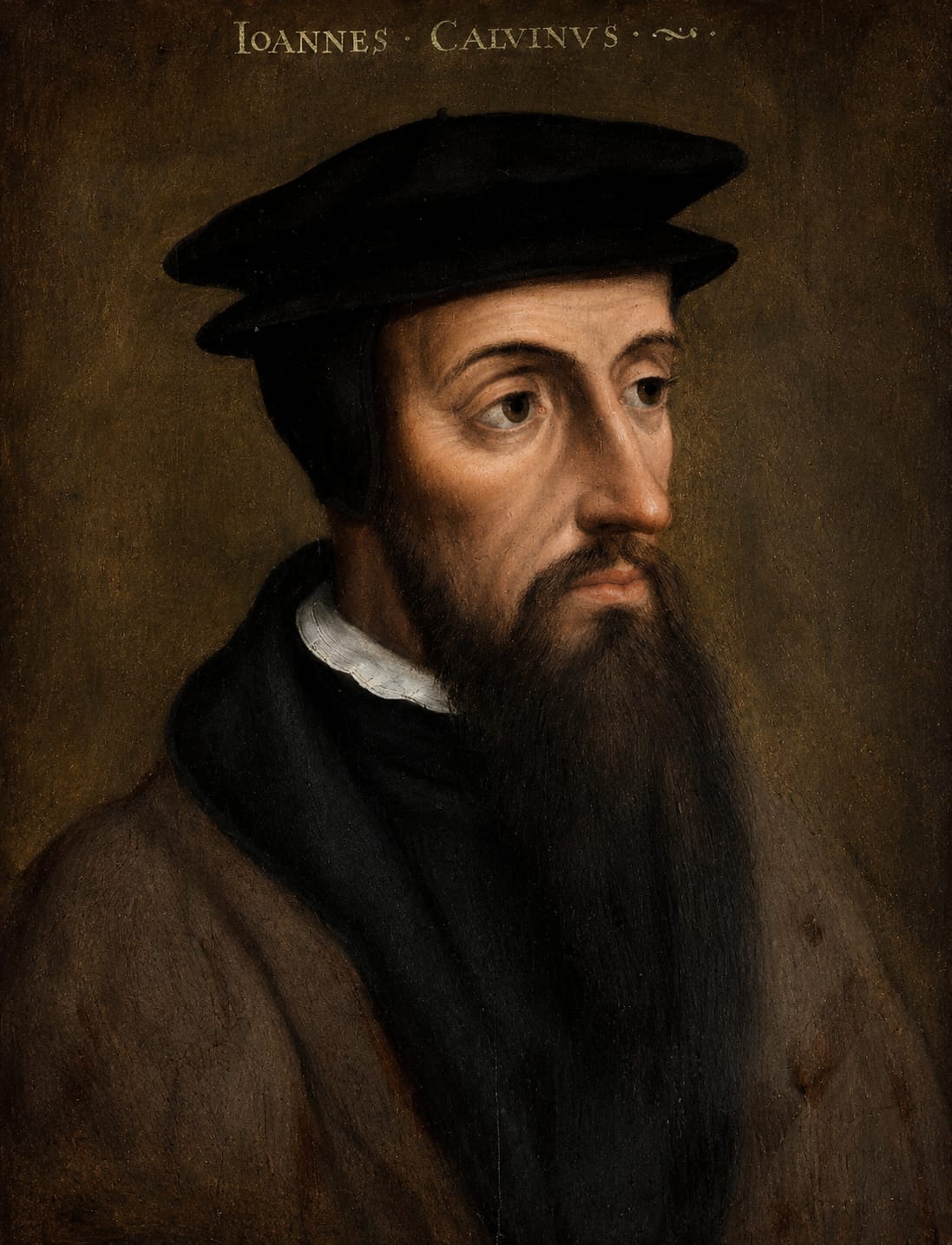 Retrato histórico do reformador João Calvino
